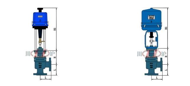 電動角型調(diào)節(jié)閥結構圖