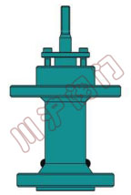 氣動鑄鋼單座調(diào)節(jié)閥 波紋管型