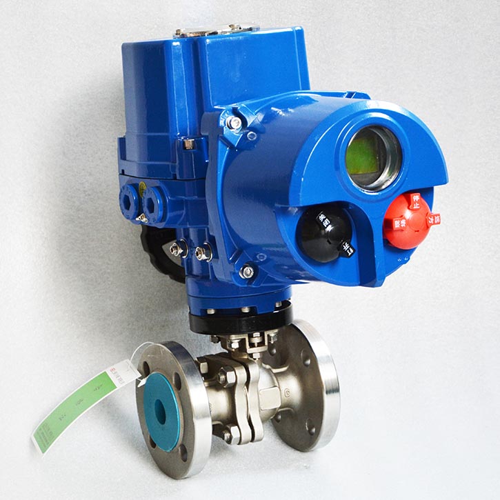 智能型電動球閥實(shí)物圖