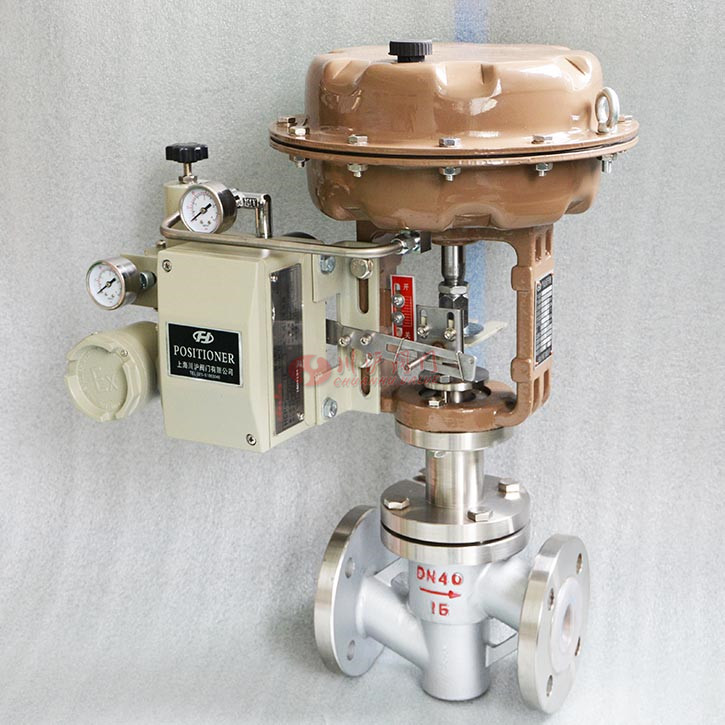 氣動襯氟調節(jié)閥實物圖