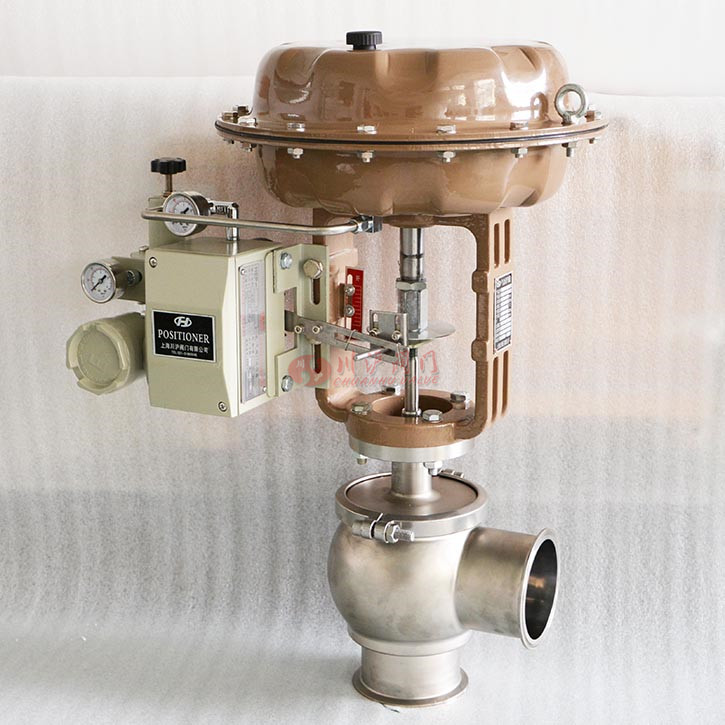 氣動(dòng)衛(wèi)生級調(diào)節(jié)閥實(shí)物圖